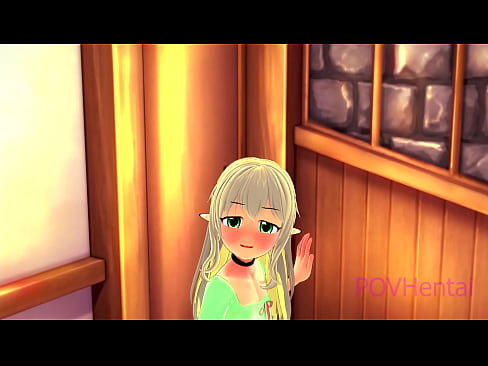 ❤️ (トラップ）エルフのメイドが顔を洗うのを手伝う ️ 自家製ポルノ ❌️❤
